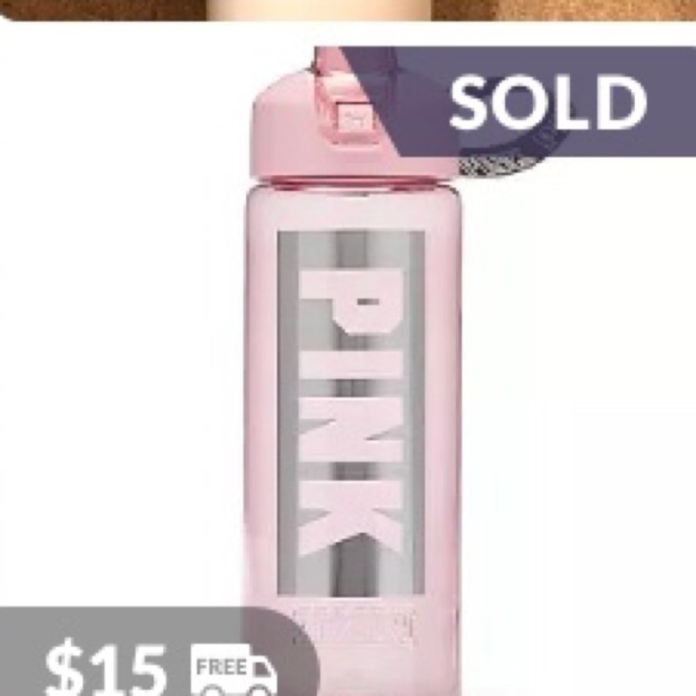 ISO this exact Pink VS water bottle used or unused